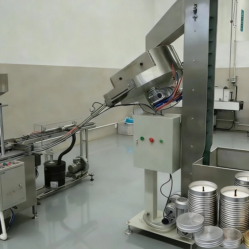 Linia do produkcji gwintowanych nasadek do świec metalowych z knotem-bezołowiowym