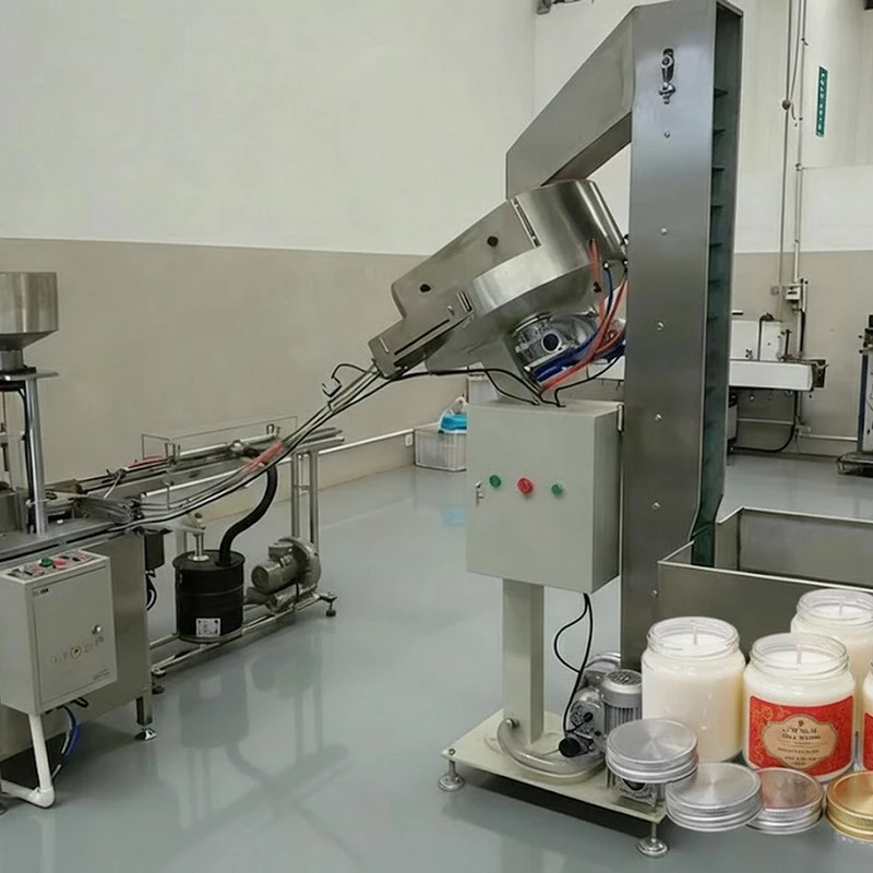 Linia do produkcji gwintowanych nasadek do świec sojowych
